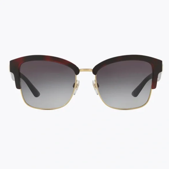 Burberry Women’s Graffiti Print Sunglasses Brown/Red & Gold - Picture 4 of 14